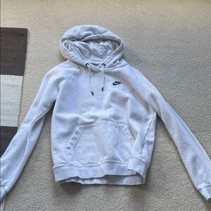 Nike Women’s Small Light Gray Pullover Hoodie